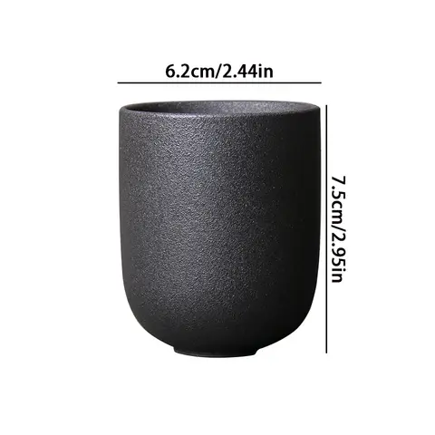 नए विंटेज सिरेमिक कप जापानी स्टोनवेयर पोर्सिलेन 130ml चाय मग स्वस्थ जीवन शैली कुंग फू चाय खातिर कॉफी कप ड्रिंकवेयर 10 best sales सिरेमिक कॉफी कप - №6