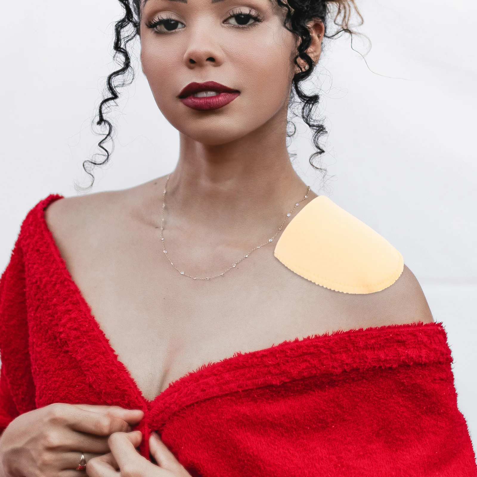 

3Pairs Shoulder Pads Replacement Invisible Universal Shoulder Cushion for Skirt Suit Jacket Broaden Look Smooth Under Clothes