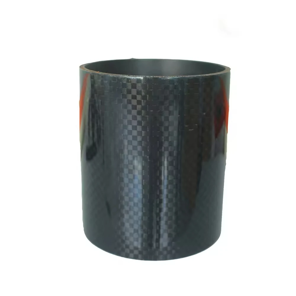 6/8/10/12/15/20mm 3K Plain Twill Roll Wrapped Carbon Fiber Tube Lightweight High Strength Sports Pipe