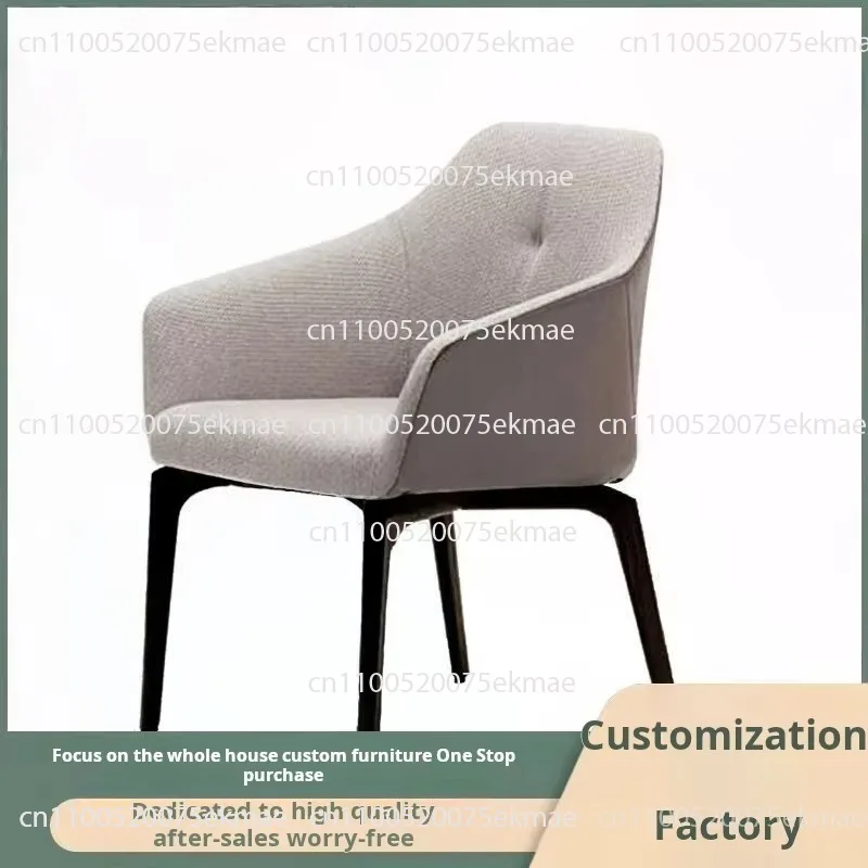 Italian style light luxury cafe chairs, hotel restaurant lobby, meeting rooms, armchairs