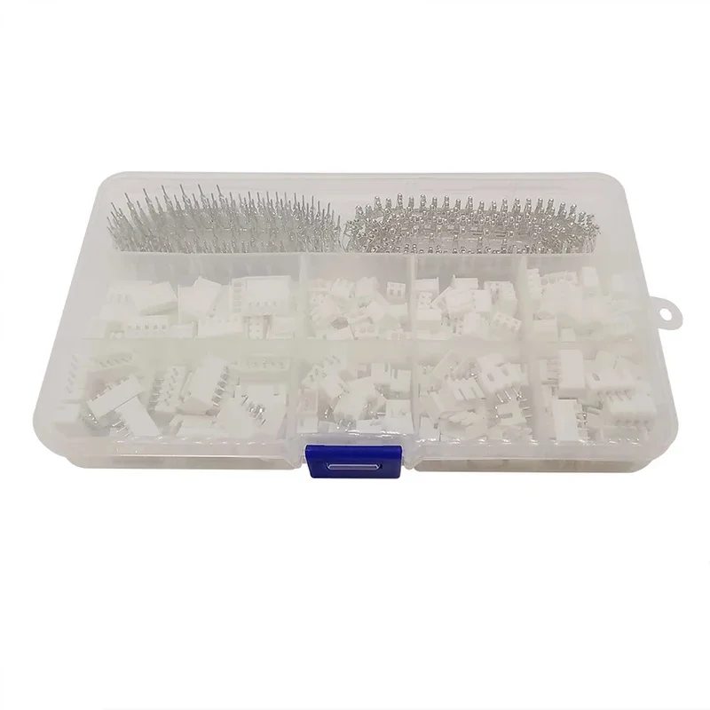 560Pcs/Box XH2.54 2p 3p 4p 5pin 2.54mm Pitch Terminal Kit Housing Pin Header JST Connector Wire Connectors Adaptor XH DIY Kits