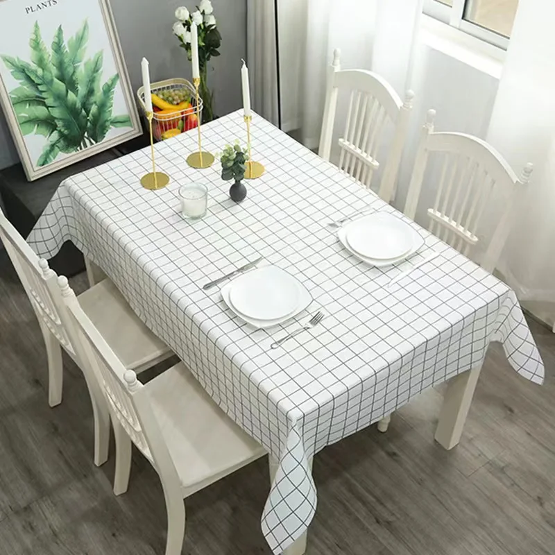 

OwnGlatt Korean Style Textile tablecloths Rectangle Table Cover for Kitchen Dining Room Tea Table Decoration Banquet Decor