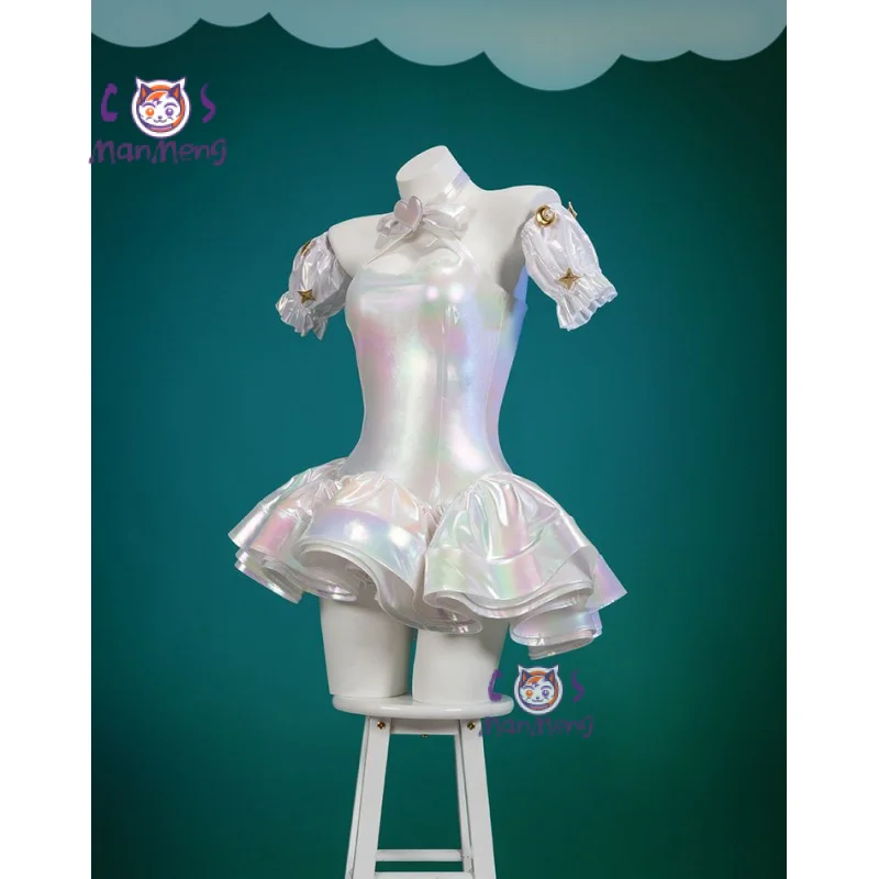 NEEDY GIRL OVERDOSE KAngel Ame Cosplay Rain Costume Lolita Dress Sleeve Glove Accessory Set Halloween Dance Sexy Woman Uniform