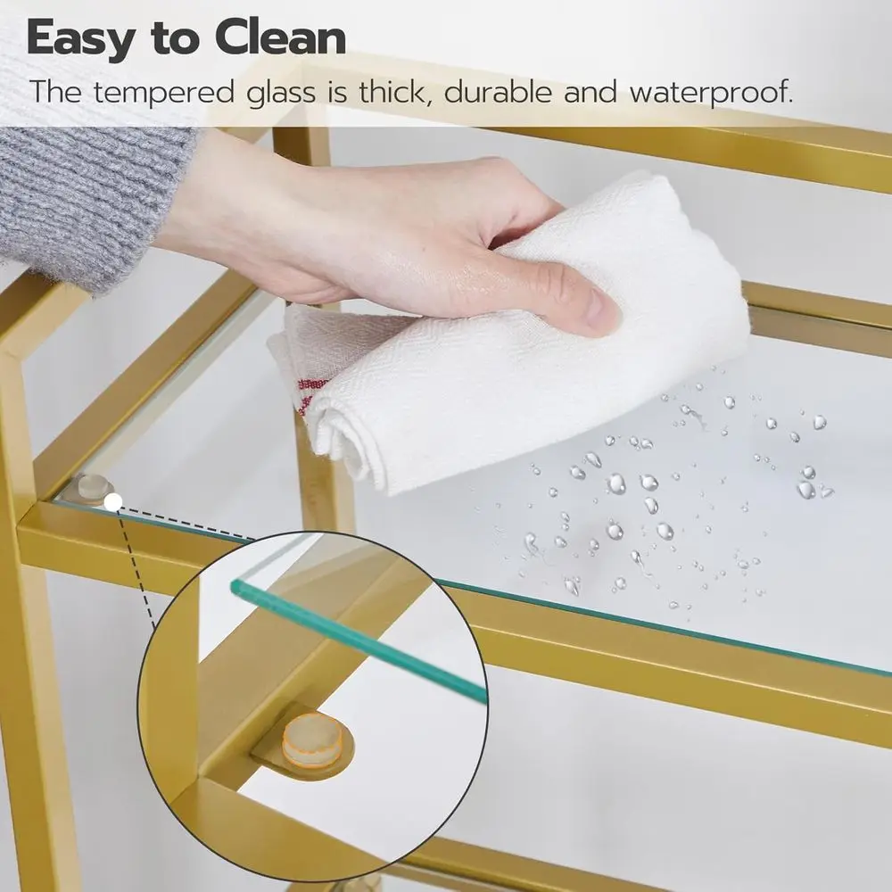 رف ذهبي من 5 طبقات، رف كتب ضيق، خزانة عرض مع خزانة كتب زجاجية، تخزين رف زاوية للمساحات الصغيرة، للمكتب المنزلي #6