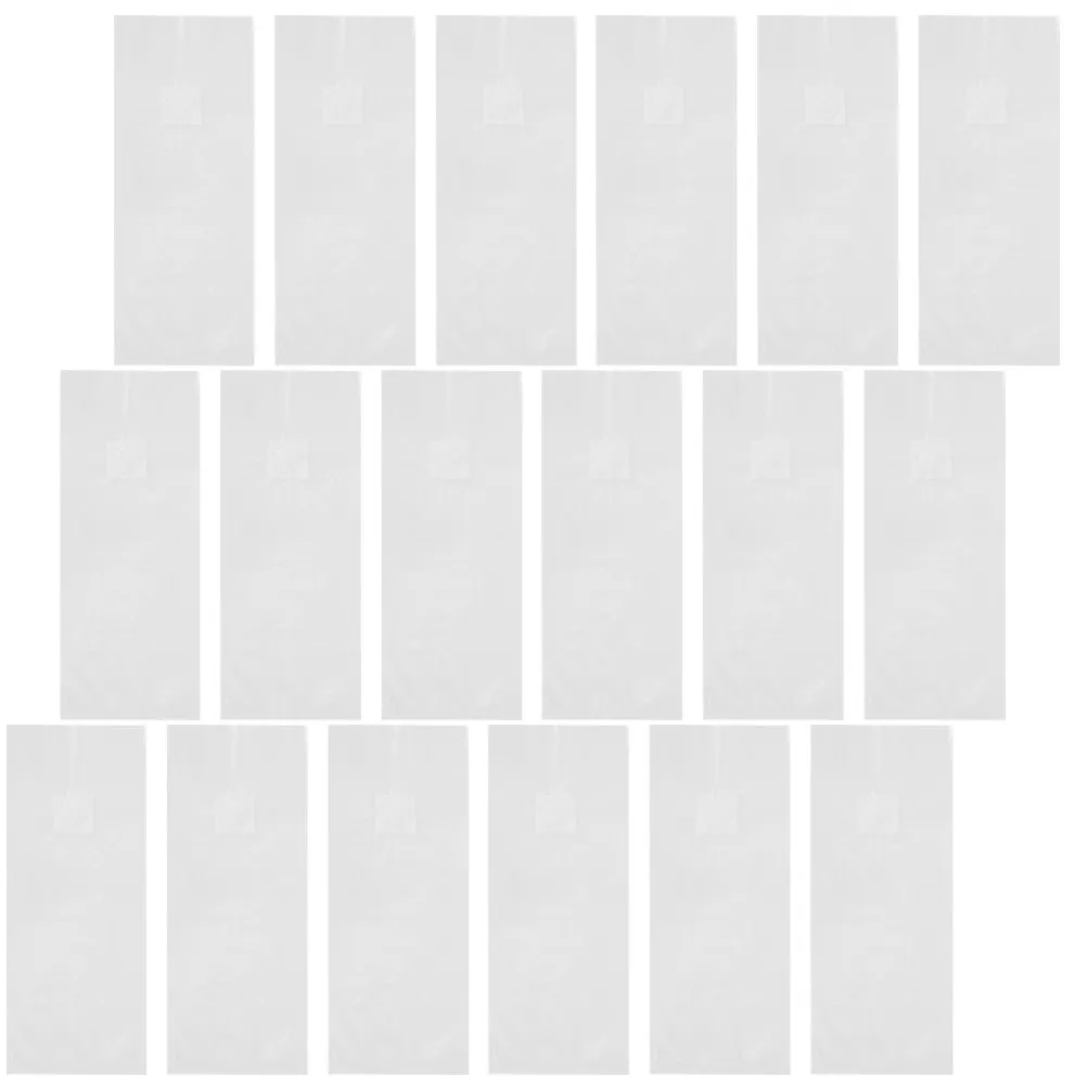 20Pcs Mushroom Growing Bags Clear PP Cultivation Bags with Ventilation Window for Oyster Mushrooms Ganoderma Spawn Grain