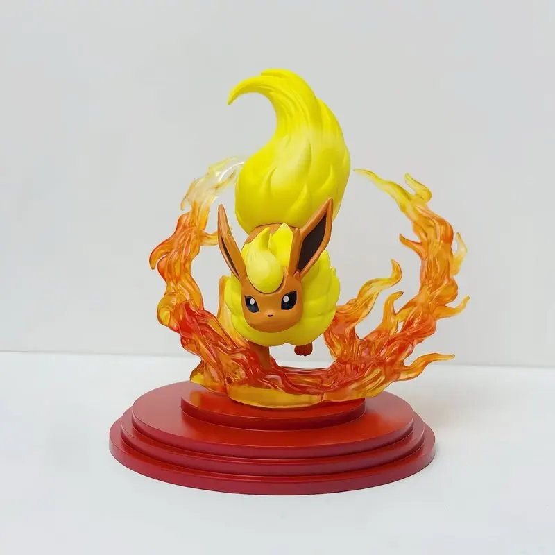

Аниме Pokemon Elf Series Fire Elf Fire Ибрагимович модель ручной работы украшения аниме окружающие подарки детская игрушка в подарок