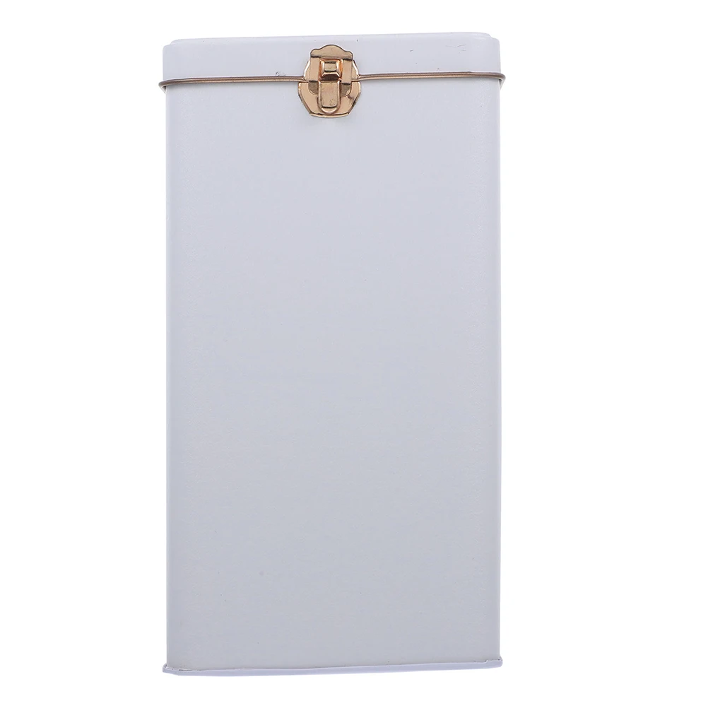 

Metal Tea Tin Canister Airtight Lid Loose Leaf Storage Container Small Kitchen Coffee Sugar Flour Organizer Coffee Tin Canister