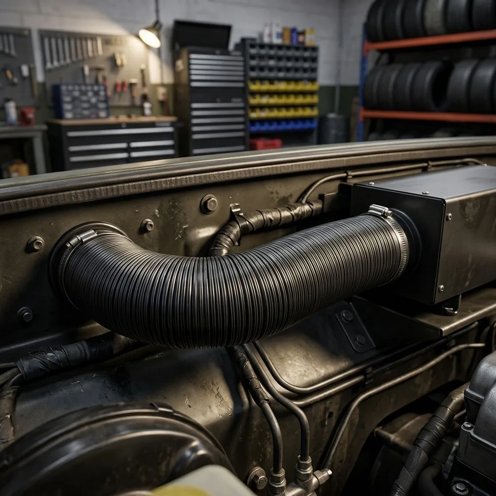 High Temperature Tube Flexible Air Hose Ventilation Setup Installation Tool Simple Installation For Parking Heater