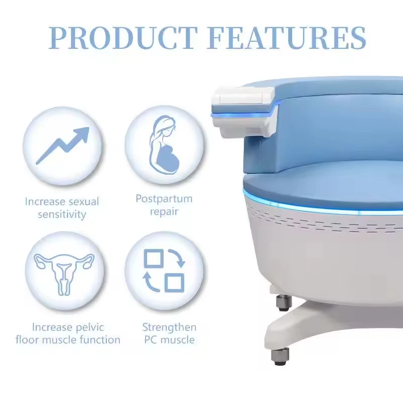 

New Arrival Electromagnetic Pelvic Floor Muscle contracting Chair Pelvic Floor Muscle Exerciser Intimate Rejuvenation EMS Seat