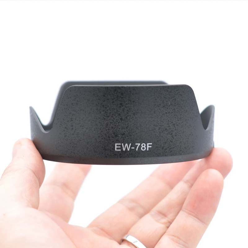 72Mm Camera Lens Hood for Canon RF24-240mm F4-6.3 IS USM Lens Replace EW-78F Camera Lens Hood