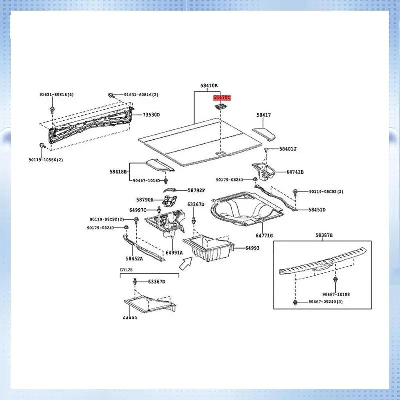 A51K-Car Rear Cargo… - image