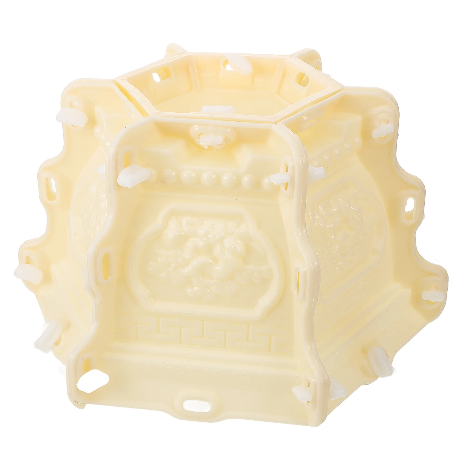 

Flower Ball Mold Concrete Molds for Edging Fence Decor DIY Plastic Abs Roman Column Balcony Vase Garden Landscaping Concrete