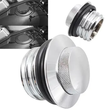 適用於哈雷戴維森 Dyna Super Glide CVO Softail Fat Bob FXFB FXFBS FLSTF FLFB 的摩托車油箱蓋按壓式油箱彈出油箱蓋 6 最佳銷售 哈雷戴維森肥仔 - №2