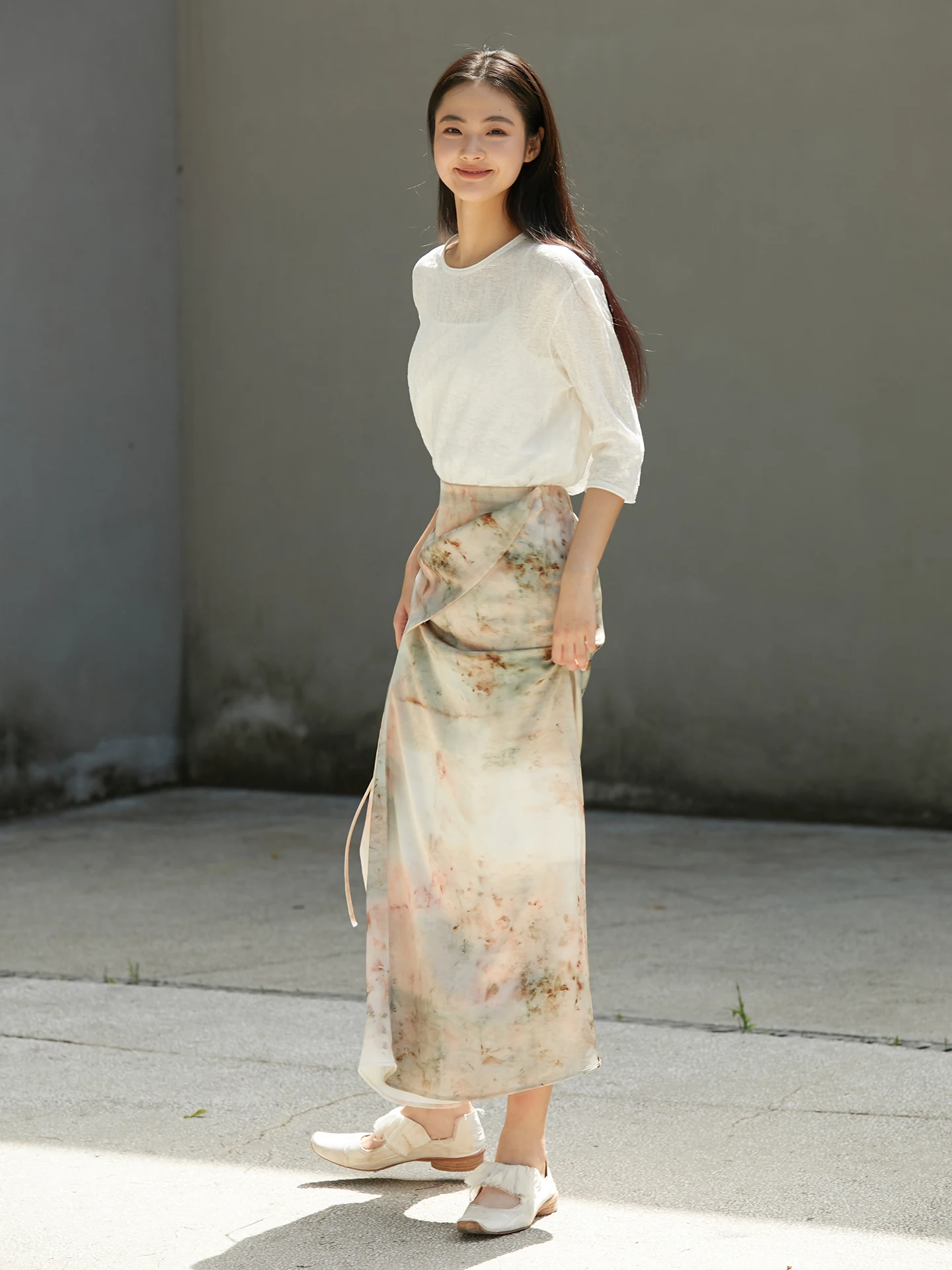 مستوحاة من Fresco Wrap Sle Rope ter Vest High Open Ba Summer Faion مجموعة تنورة نسائية ملفوفة بحبل