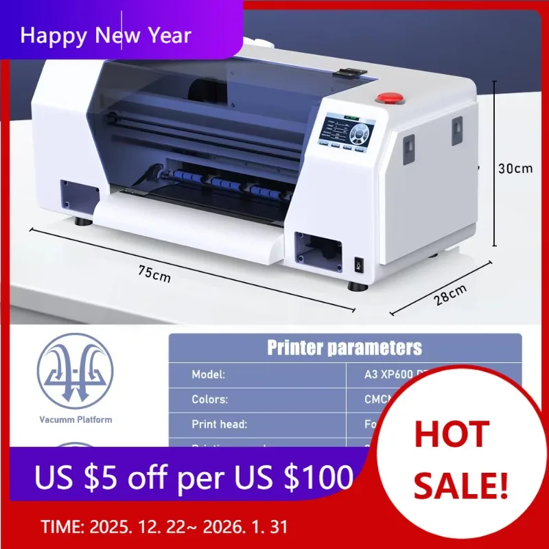 【Factory】Colorsun 2025 New Model XP600 Automatic A3 DTF Printing Kit With Oven Powder Shaker Multifunctional Machine Dtf Printer