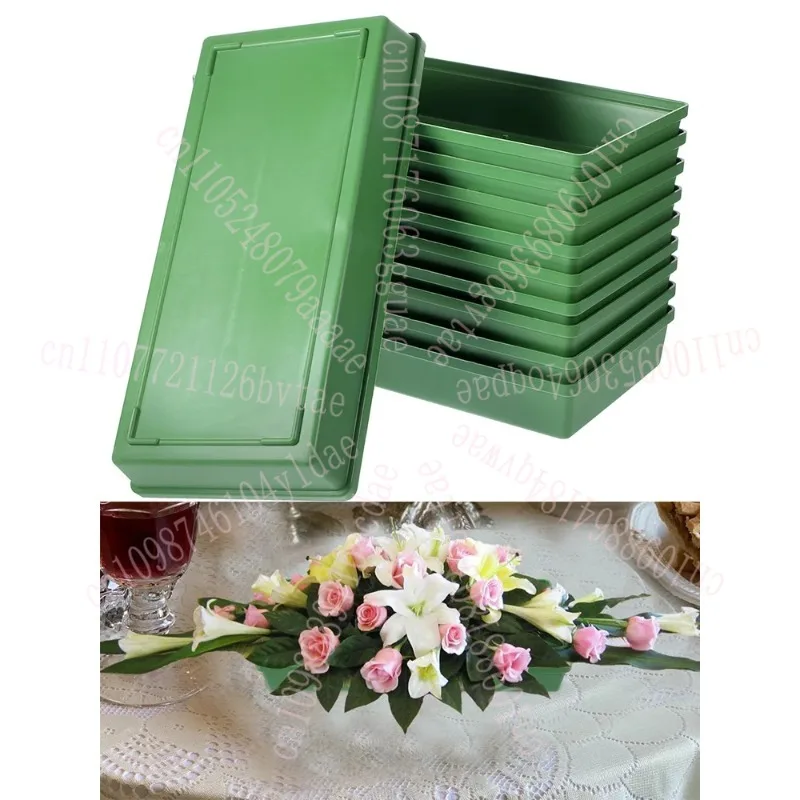 

10 шт., подносы из пенопласта для цветов, цветочная композиция, пенопластовые подносы, фиксирующая пластина для цветочной грязи, цветочная чаша, контейнер для свадебной вечеринки, поставка цветов