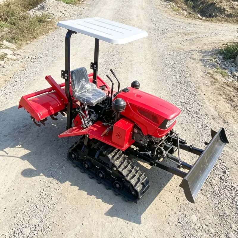 

Customized Factory Direct Supply, 2026 New Rotary Tiller, Farm Crawler Tractor, Upgraded High-efficiency Land Cultivator