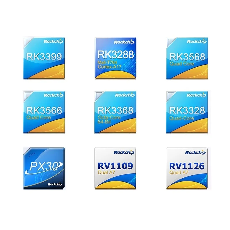 Componentes electrónicos originales, Chip Ic, circuito integrado, ROCKCHIP 4-core A76 + 4-core A55 octa-core procesador RK3326 BGA 809-