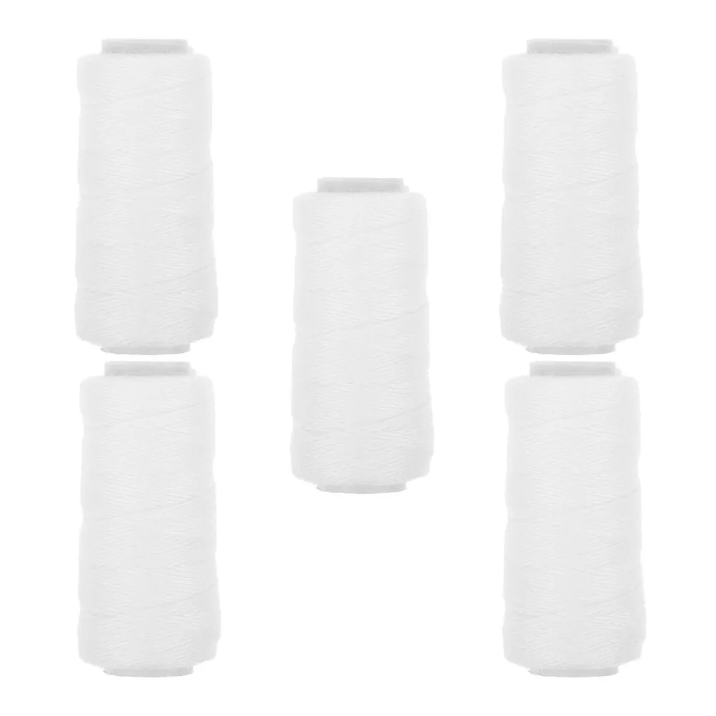 5 Rolls Face Epilator Thread Cotton Threading Hair Removal Thread for Facial Hair Remover Embroidery Stitching Embellishment
