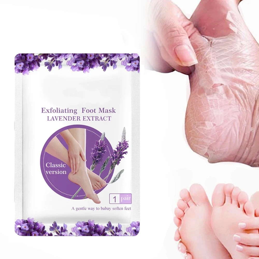 Exfoliating Foot Mask Foot SPA Pedicure Socks Exfoliation Scrub Remove Dead Skin Pedicure Socks Whitening Foot Foot Skin Care