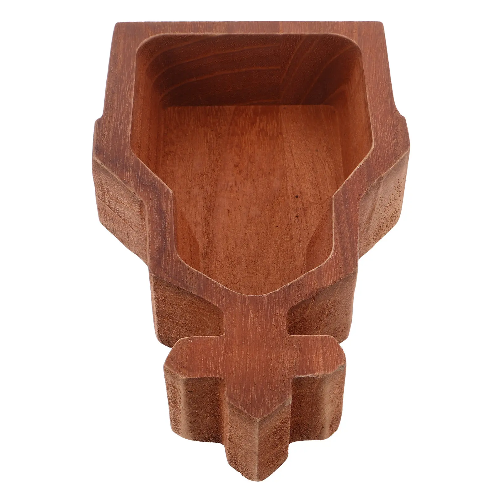 Church Shape Wood Serving Tray Handcrafted Smooth Surface Decorative Bowl Fruit Plate Nut Snacks Charcuterie Board Easter