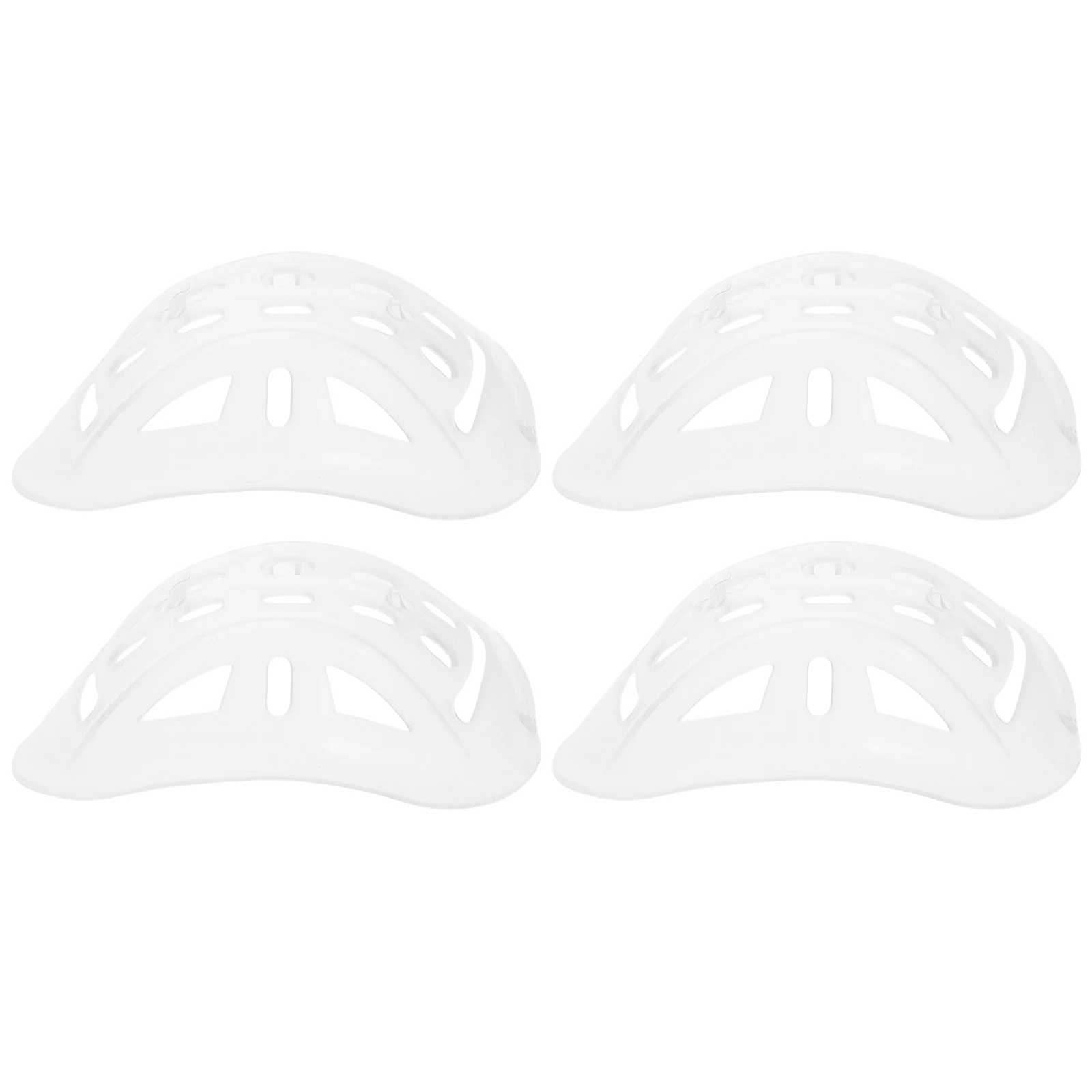 

4pcs Chin Pad for Motorcycle Bike Cycling Small Transparent PP Guards Chin Cup Accessories