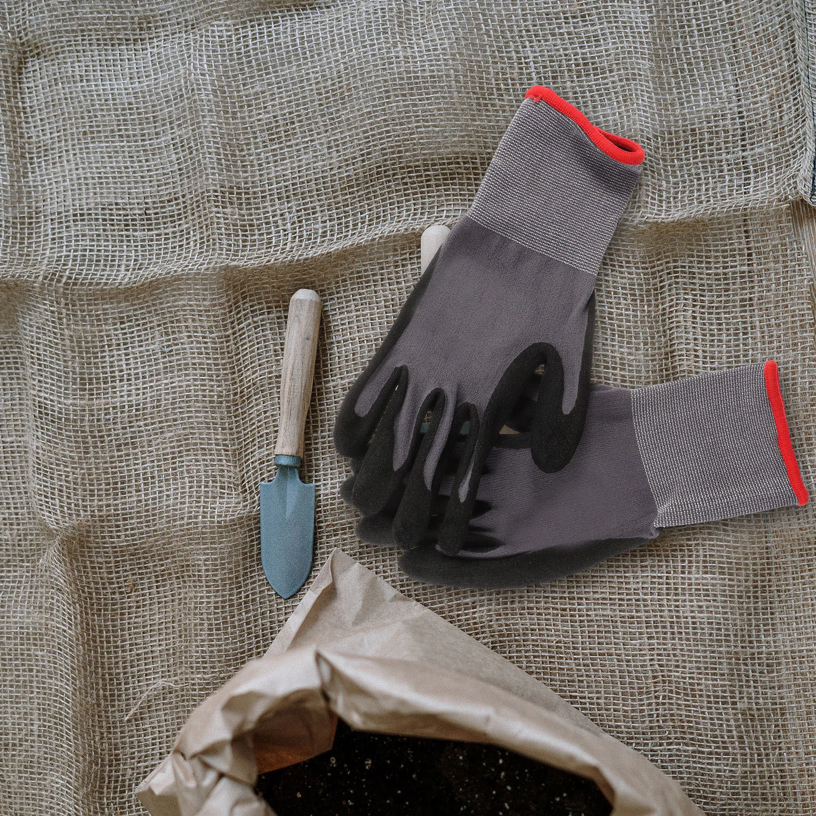 1 زوج قفازات البستنة النايلون مقاوم للماء قطع مقاومة السلامة واقية ارتداء قفازات العمل المقاومة للقطع