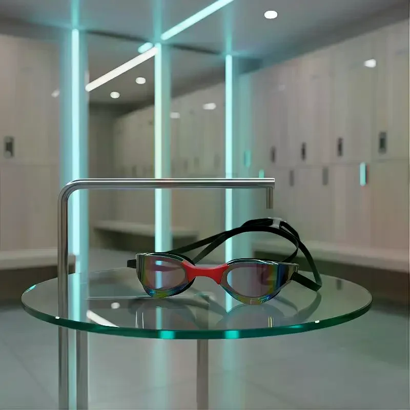Óculos de Natação Profissionais com Lentes Antiembaçantes e Bloqueio UV, Conforto para Eventos de Piscina, Academia e Triatlo