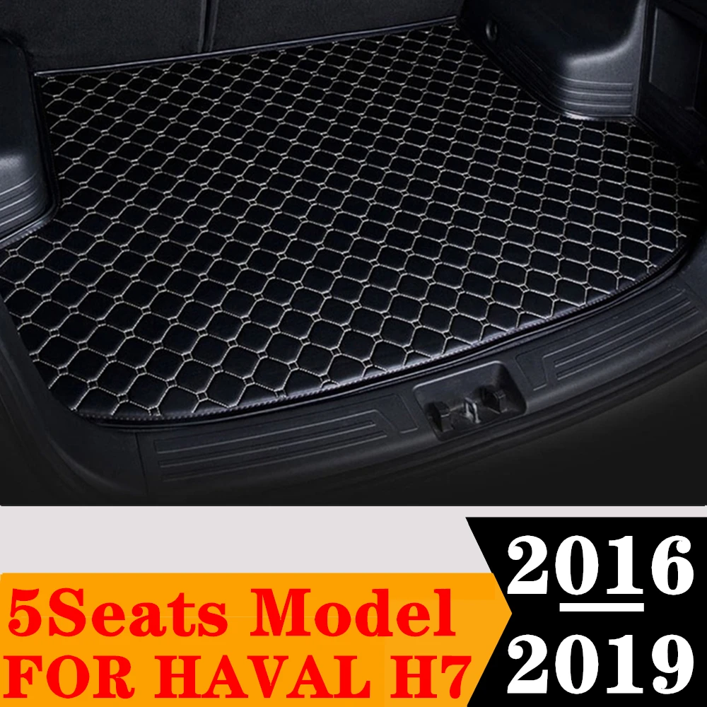 

Коврик для багажника автомобиля для Great Wall Haval H7 5 мест 2016 2017 2018 2019 задний поднос для груза поднос багажника коврик для багажа внутренние ковры