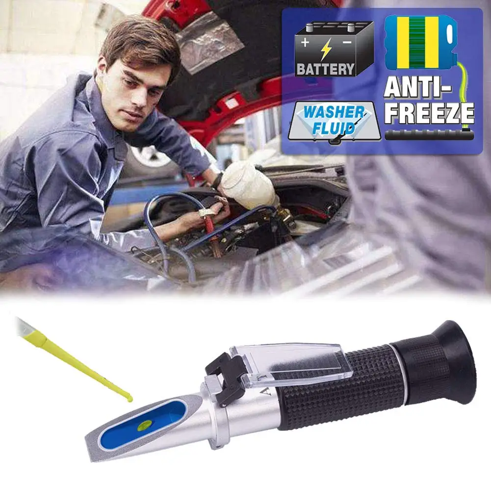 Imagem -05 - Refratômetro do Líquido Refrigerante do Anticongelante para o Automóvel o Sistema Diesel da Exaustão o Ácido da Bateria e o Líquido da Arruela do Pára-brisa