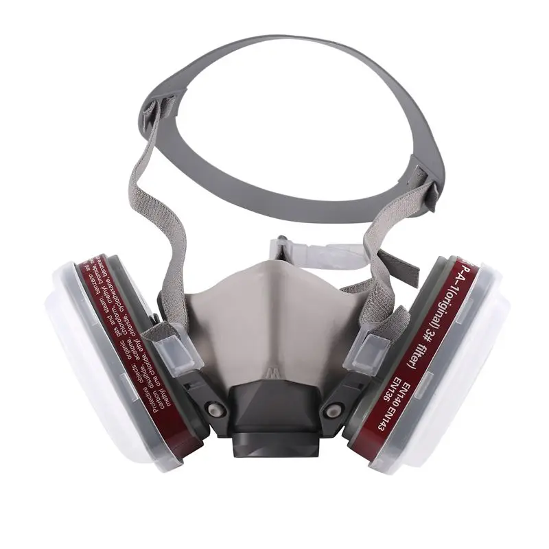 

A92Z Reusable Elastomeric Respirators Dustproof Mask Dust Cover Mask With Filters For Painting Dust Solder Construction