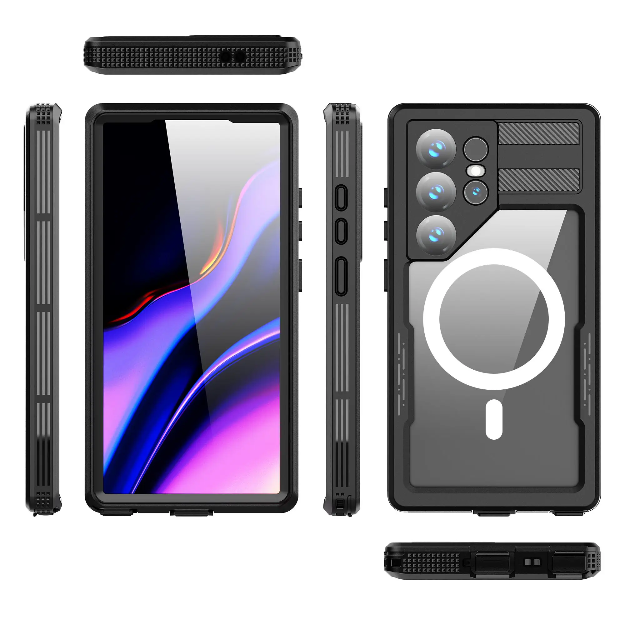 

Водонепроницаемый Чехол IP68 для Samsung Galaxy S24 Ultra S24 Plus, чехол для телефона с защитой от пыли и влаги
