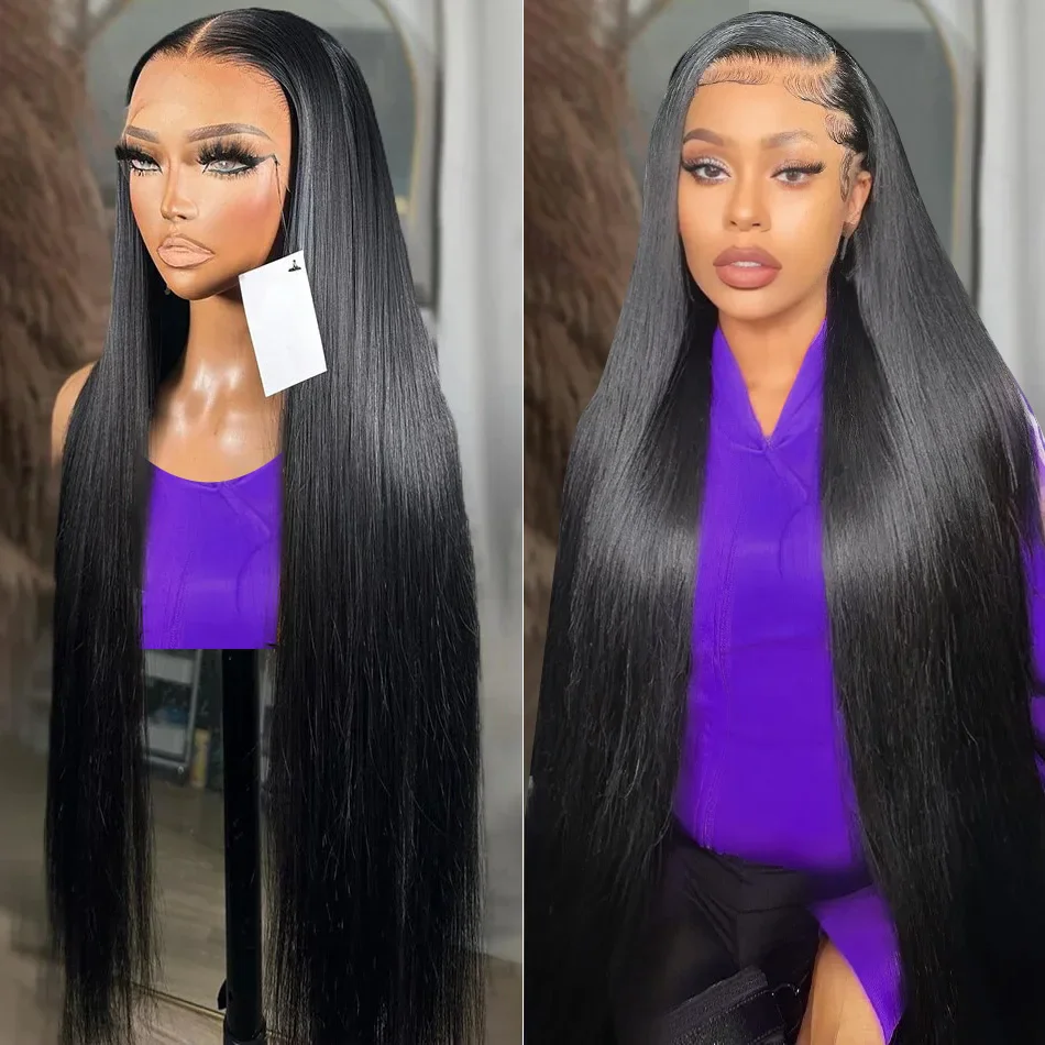 

Human Hair HD Lace Frontal Wig For Women Straight 13x4 13x6 HD Lace Front Wig Pre Plucked Human Remy Hair 4x4 Lace Closure Wig