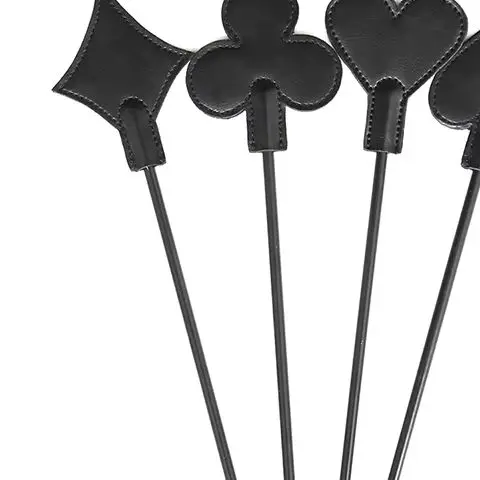 Látigo Slapper de paleta de cuero PU para entrenamiento de caballos, mejora el dolor, entrenamiento ecuestre, látigo para caballos, cultivos de equitación, juego de rol