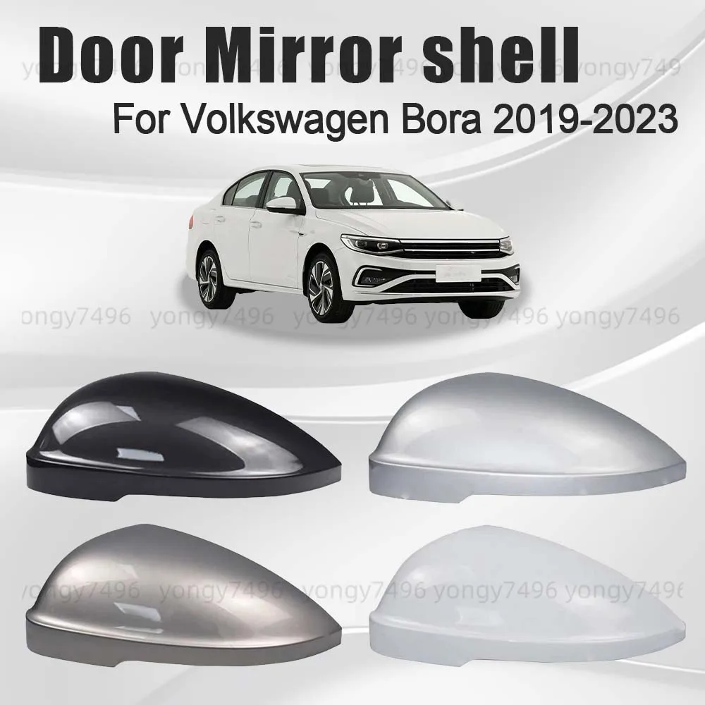 Protective Cover Door Mirror Shell For Volkswagen Bora 2019 2020 2021 2022 2023 Picture Frame Heated Lens Accessories Replace