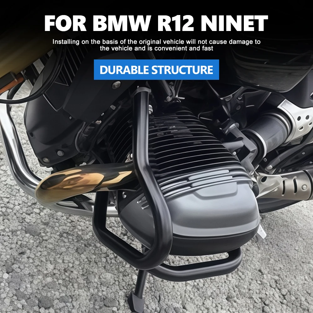 Heavy Duty Engine Guard Crash Bar Bumper Protection For BMW R12 R12 nineT R12S R12GS 2024-2026 Anti-drop Frame Crash Protector