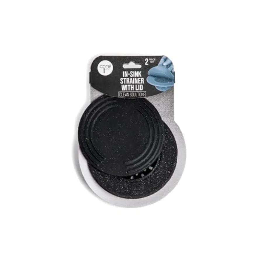 

Silicone Anti Clogging Kitchen in Sink Plastic Drain Strainer with Lid, Cover. in Sink Dimensions 2.75" Diameter. Overall Dimen