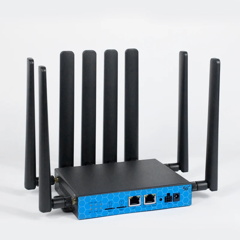Dual band gigabit wifi6 router 2.5G WAN/LAN port 5g router with dual SIM slot chipset MT7981B Support RM551E-GL SDX75 module