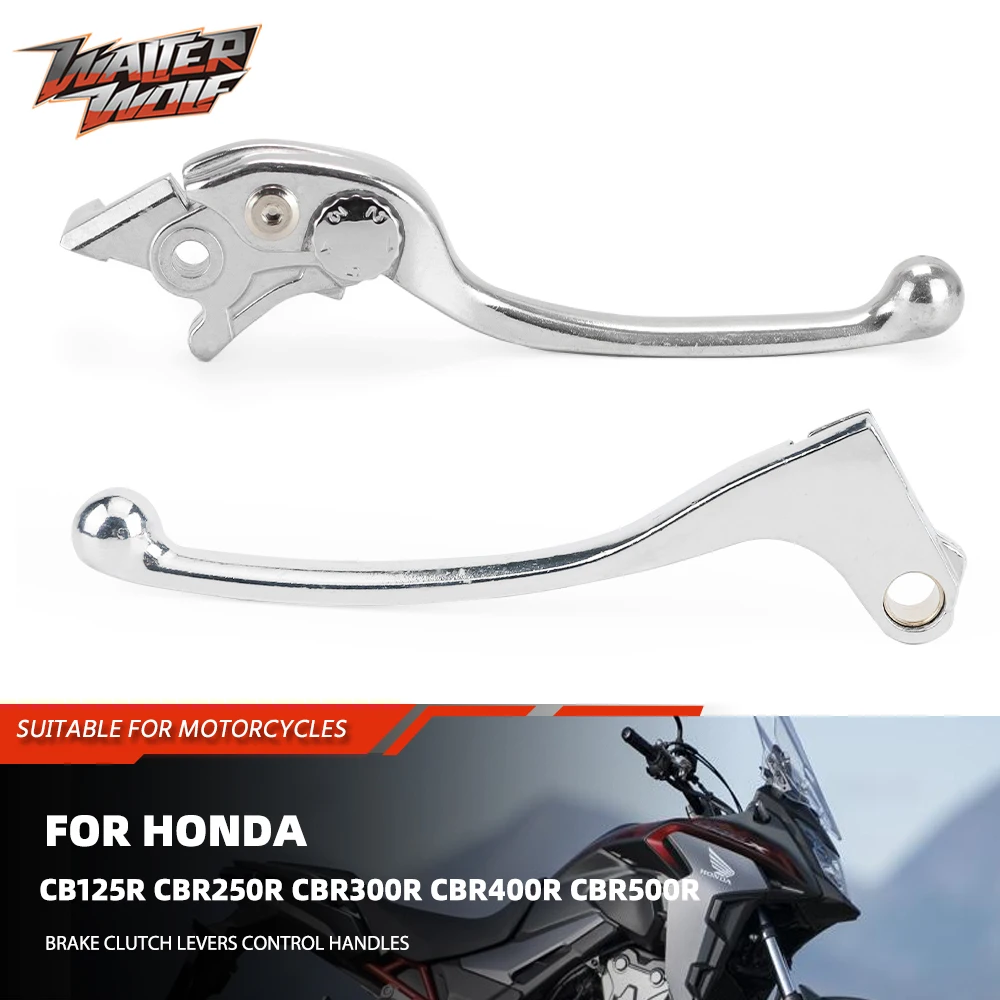 

Brake Clutch Levers Control Handles For Honda CB250F CB300F CB400F CB400X CB500F CB500X CB125R CBR250R CBR300R CBR400R CBR500R