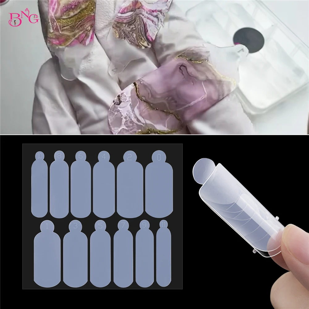 24pcs Dual Forms French Silicone Pads Mold Quickly French Line Guides Nail Mold Duet System Soft Reusable Stickers 9 Types