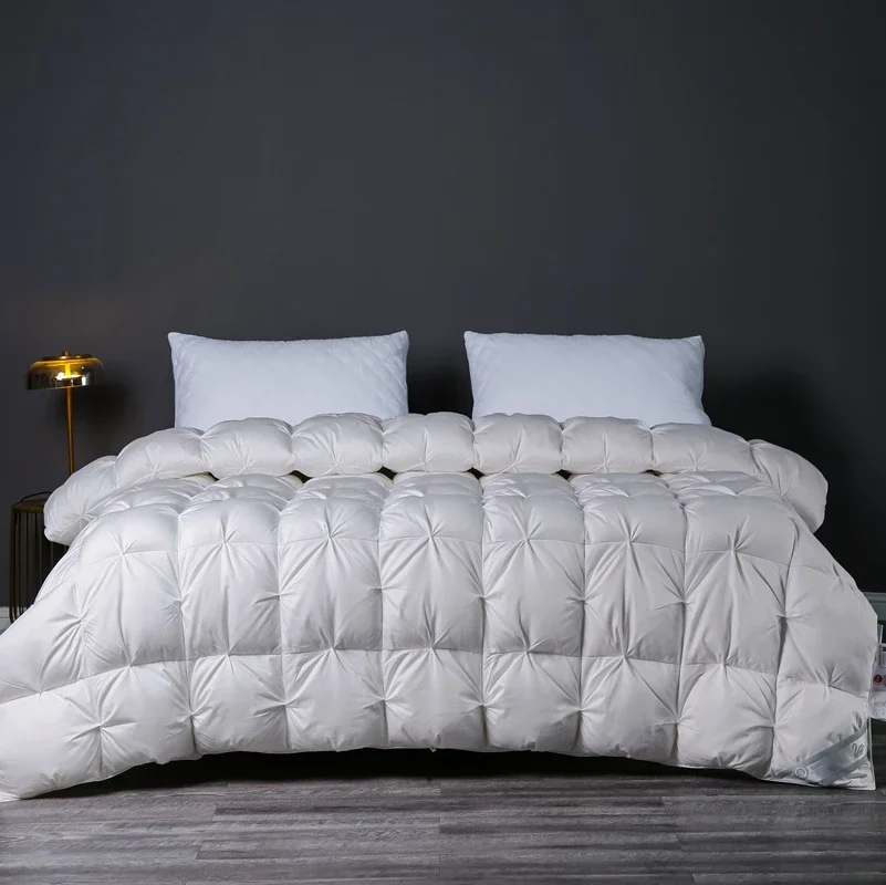 

2024 new 100s cotton tribute section soft silk twisted down quilt winter quilt 95 white goose down warm and comfortable