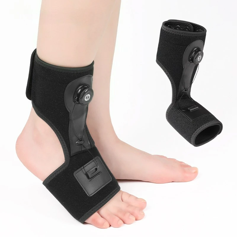 Knob Tension Foot Support Corrector for Foot Drop, Ankle Brace, Adjustable, Breathable, Anti-slip, Suitable for Night Use