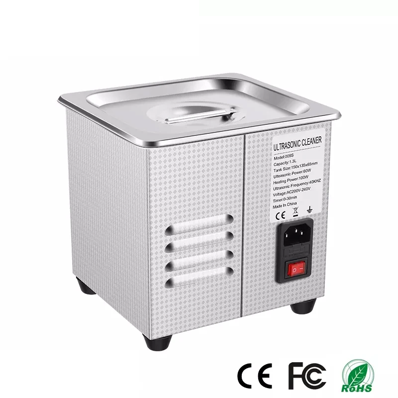 1.3L Capacity Ultrasonic Cleaning Machine Degreasing Hardware Parts Cleaner