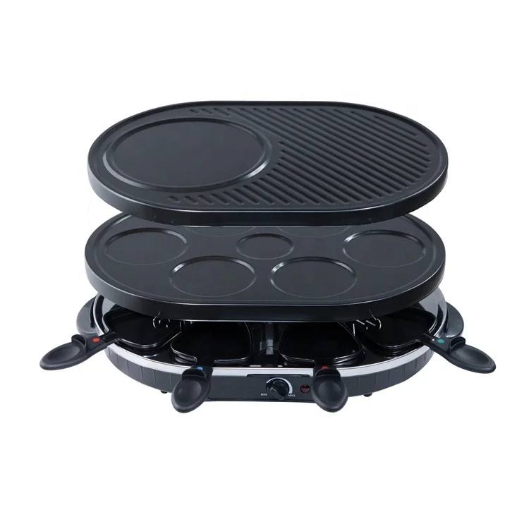 

1200W Electric Barbecue Grill Die-Cast Plate For 8 Person Electric BBQ Grill