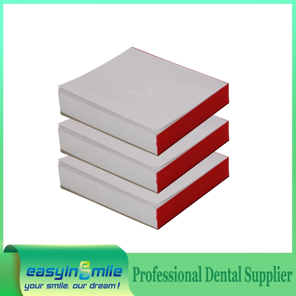 Easyinsmile 2 Side Poly-Coated Dental Mixing Paper Pad Disposable Lab Powder Composite Material Cement Mix Use S/M 300 Sheets