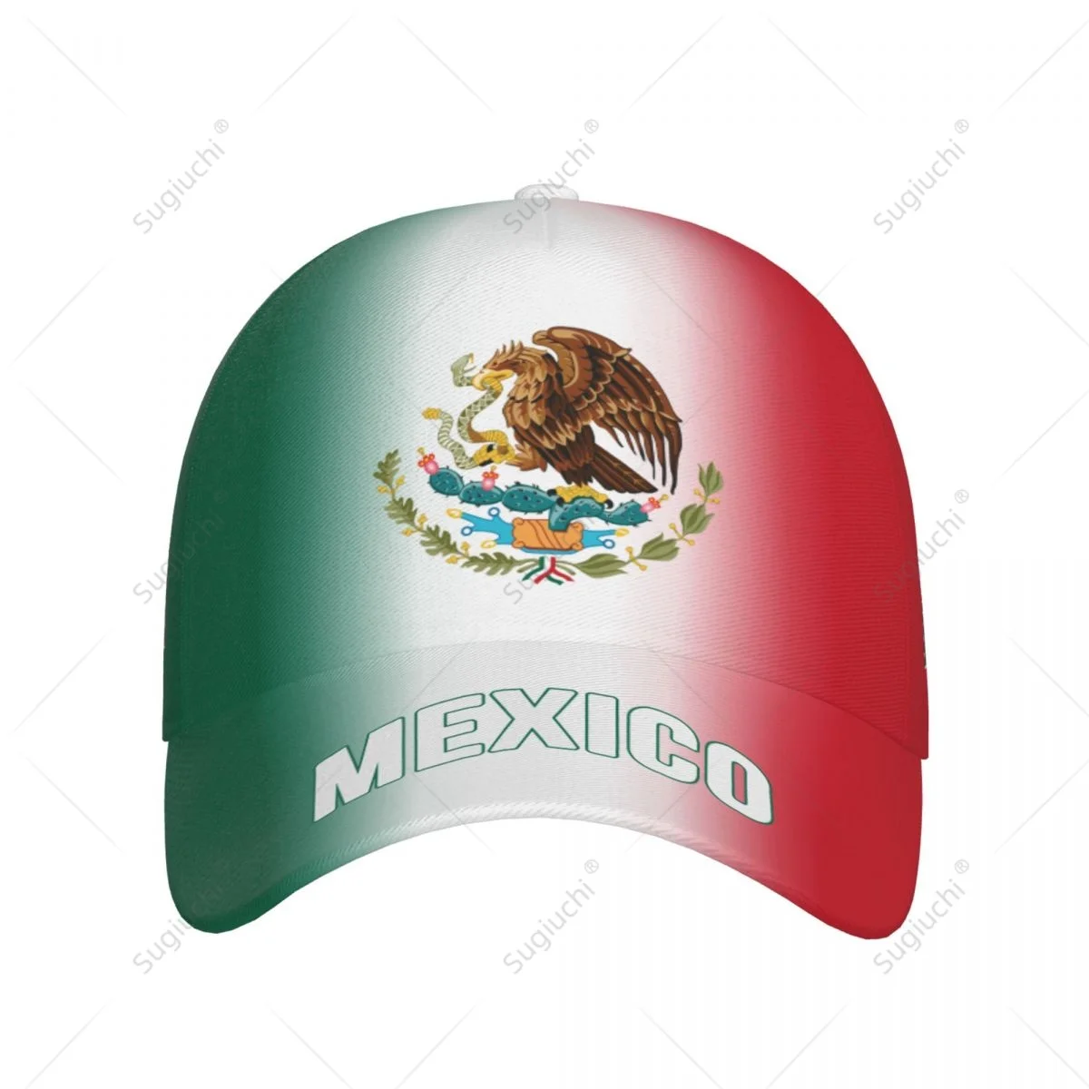 Unisex Baseball Cap Hat Mexico Flag Gradient Color 3D Printing for Tennis Outdoor Bike Bicycle Golf Baseball Sports Fans