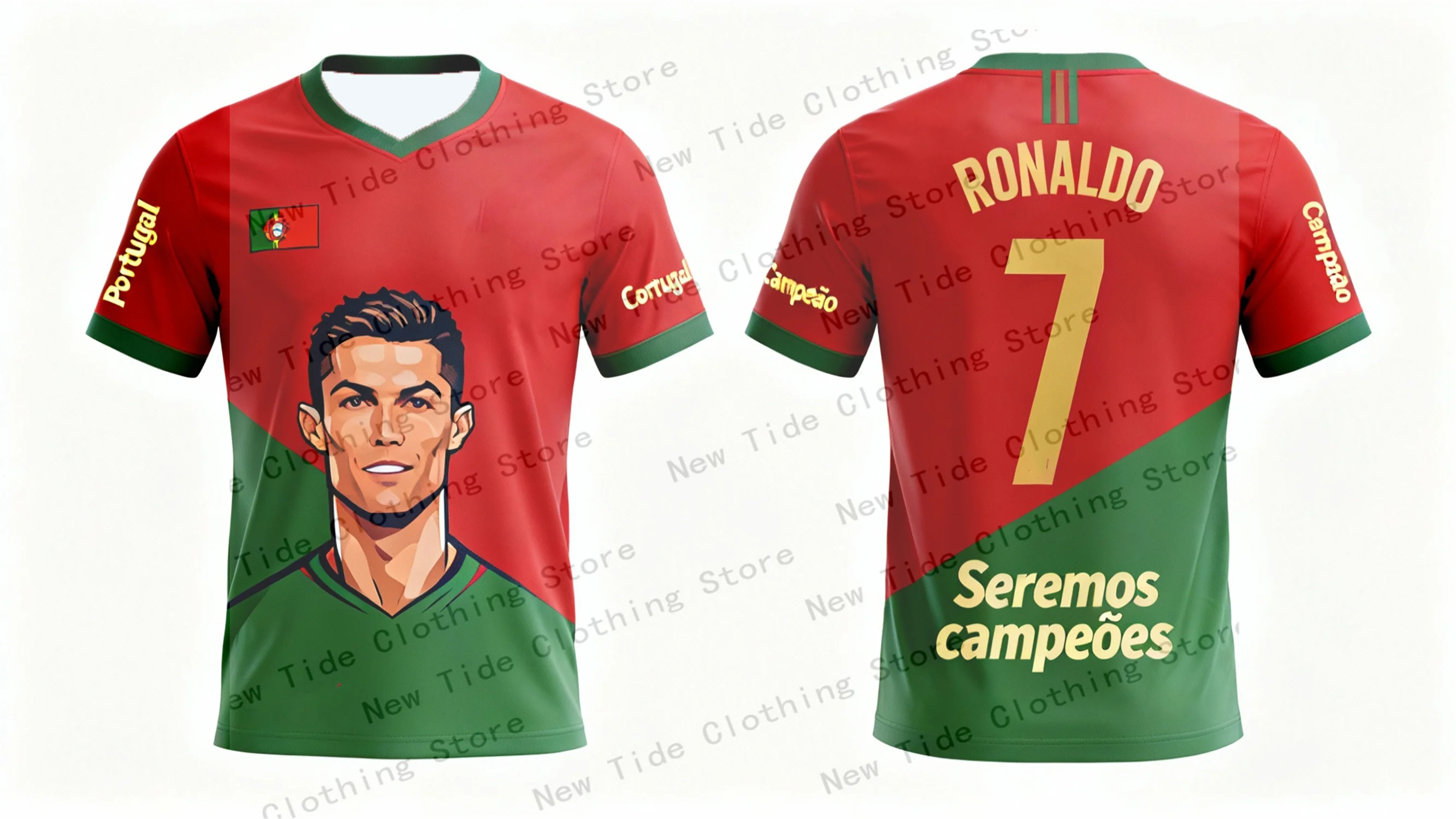 2026 CR7 جيرسي وتي شيرت تذكارية تصميم حصري لمحبي الرجال - إصدار محدود من معدات مشجعي كرة القدم الآن 2