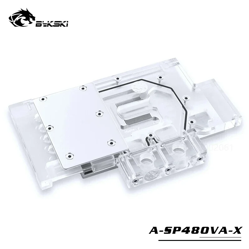 Imagem -03 - Bykski A-sp48ova-x Gpu Bloco de Água para Safira Rx470 Rx480 8g d5 oc Oversea Versão Placa Gráfica Bloco Vga Gpu Cooler