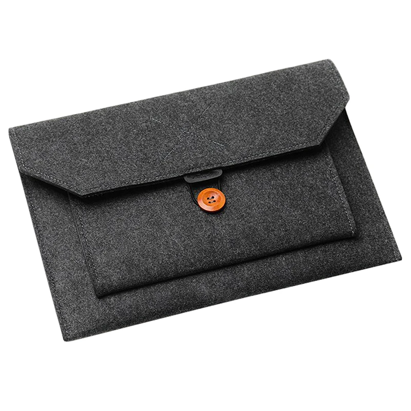 ABQR Soft Business Bag Case for Air Pro Retina 13 Laptop for Tablet Bag Dark Gray