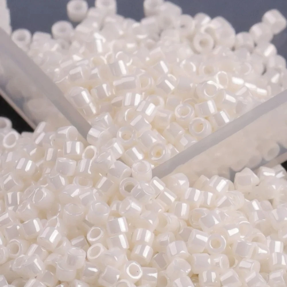 

Miyuki Delica Seed Beads Ceramic Color Glass Beads for DIY Needlework Jewellery Making 100g Japan Beads